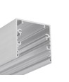 2m aluminiumprofiel PHIL53 C10 - Onbehandeld aluminium, opbouw, LED-profiel
