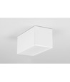 Profilé en aluminium PHIL53 C10 1m - Blanc laqué, montage en applique, rail LED