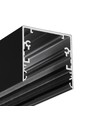 Profilé en aluminium PHIL53 C10 2m - Noir laqué, montage en saillie, rail LED