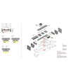 Profilé en aluminium 2m VARIO30-01 ACDE-9/TY - Anodisé, en saillie, rail LED