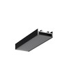 Profilé en aluminium 2m VARIO30-01 ACDE-9/TY - Anodisé noir, montage en applique, rail LED