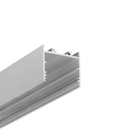 1m aluprofil VARIO30-02 ACDE-9/TY - Anodiseret, påbygning, LED skinne