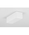 1m aluprofil VARIO30-02 ACDE-9/TY - Hvid lakeret, påbygning, LED skinne