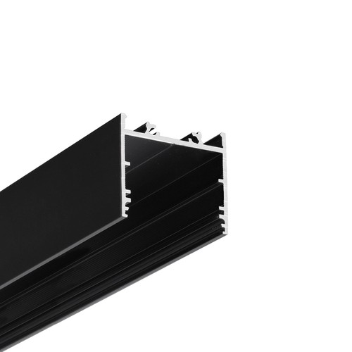 Profilé en aluminium 2m VARIO30-02 ACDE-9/TY - Anodisé noir, montage en applique, rail LED