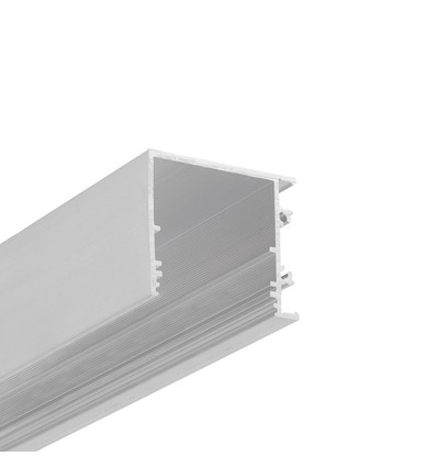 1m aluprofil VARIO30-03 ACDE-9/TY - Ubehandlet aluminium, påbygging, LED skinne