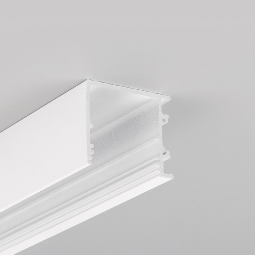 Profilé en aluminium VARIO30-03 ACDE-9/TY 2m - Laqué blanc, montage en applique, rail LED