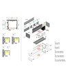 Profilé en aluminium VARIO30-03 ACDE-9/TY 2m - Laqué blanc, montage en applique, rail LED