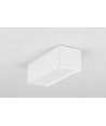 Profilé en aluminium VARIO30-03 ACDE-9/TY 1m - Blanc laqué, montage en applique, rail LED