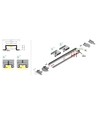 Profilé en aluminium 2m BEGTIN12 J/S - Anodisé, encastré, rail LED