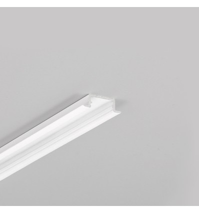 2m aluminium profiel BEGTIN12 J/S - Wit gelakt, inbouw, LED profiel
