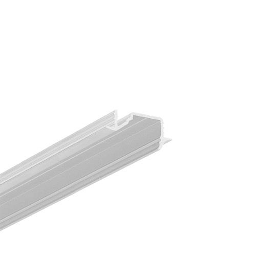 Profilé aluminium 2m DIAGONAL10 C - Aluminium brut, encastré, rail LED
