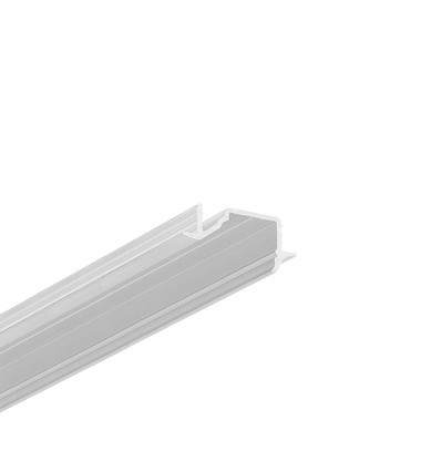 2m aluprofil DIAGONAL10 C - Ubehandlet aluminium, innebygd, LED skinne