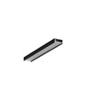 40 stuks 2m aluminium profiel BEGTON12 J/S - Zwart geanodiseerd, opbouw, LED-profiel
