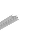 2m aluminium profiel DIAGONAL14 F/TY - Geanodiseerd, inbouw, LED profiel