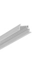 Profilé en aluminium 2m DIAGONAL14 F/TY - Aluminium brut, encastré, rail LED
