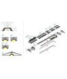 Profilé en aluminium 2m GROOVE10 BC/UX - Aluminium brut, encastré, rail LED