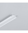 Profilé en aluminium 2m GROOVE10.V2 A1C/U - Blanc laqué, encastré, rail LED
