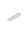 Profilé en aluminium 2m GROOVE10.V2 A1C/U - Aluminium brut, encastré, rail LED
