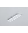 Profilé en aluminium 2m GROOVE10.V2 A1C/U - Blanc laqué, encastré, rail LED