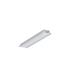 Profilé en aluminium 2m GROOVE10.V2 A1C/U - Anodisé, encastré, rail LED