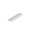 Profilé en aluminium 2m GROOVE10.V2 A1C/U - Anodisé, encastré, rail LED