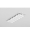 2m aluminium profiel GROOVE14 EE7F/TY - Wit gelakt, inbouw, LED profiel