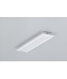 2m aluprofil GROOVE14.V2 BC3/Y - Vitlackerad, infälld, LED-skena