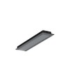 Profilé en aluminium 2m GROOVE14.V2 BC3/Y - Noir anodisé, encastré, rail LED