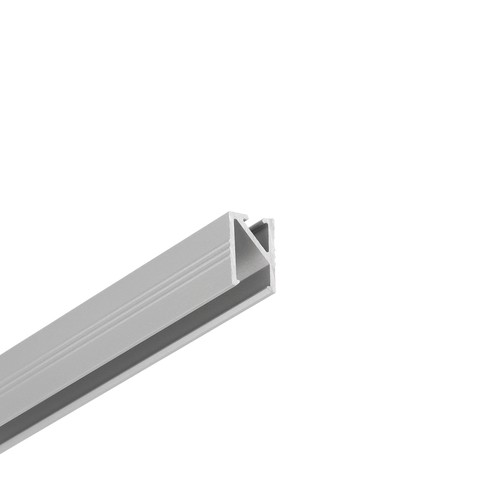 Profilé en aluminium 1m HI8 C1 - Anodisé, encastré, rail LED