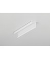 Profilé en aluminium 2m SLASH8 - Blanc laiteux, encastré, rail LED