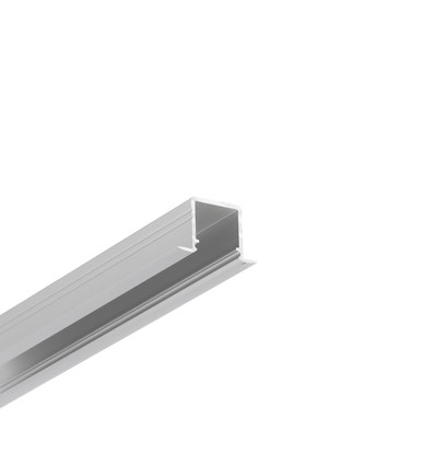 2m aluprofil SMART-IN10 AC2/Z - Anodiserad, inbyggd, LED-skena