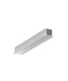 2m aluminiumsprofil SMART-IN10 AC2/Z - Ubehandlet aluminium, innebygd, LED-skinne
