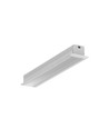 2m aluprofil SMART-IN10 AC2/Z - Obehandlad aluminium, inbyggd, LED skena