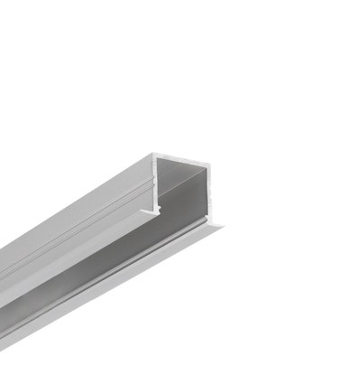 Profilé en aluminium 1m SMART-IN16 BC3/U4 - Anodisé, encastré, rail LED
