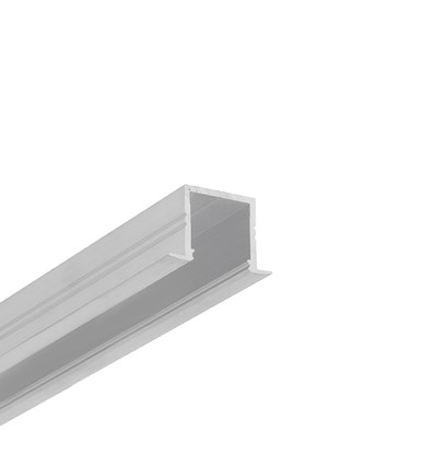 Profilé en aluminium 1m SMART-IN16 BC3/U4 - Aluminium brut, encastré, rail LED