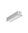 Profilé en aluminium 1m SMART-IN16 BC3/U4 - Anodisé, encastré, rail LED