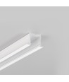 1m aluminium profiel SMART-IN16 BC3/U4 - Wit gelakt, ingebouwd, LED profiel
