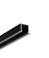 Profilé aluminium 2m SMART-IN16 BC3/U4 - Noir laqué, encastré, rail LED