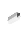1m aluprofil LINEA-IN20 EE7F/U7 - Anodiseret, indbygget, LED skinne