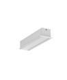 2m aluprofil LINEA-IN20 EE7F/U7 - Ubehandlet aluminium, innfelt, LED skinne