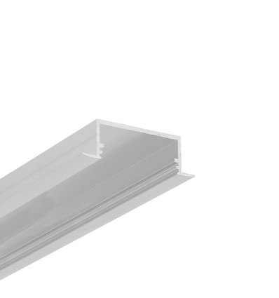 1m aluprofil VARIO30-06 ACDE-9/U9 - Obehandlad aluminium, infälld, LED-skena