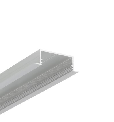 2m aluprofil VARIO30-06 ACDE-9/U9 - Anodiseret, indbygget, LED skinne