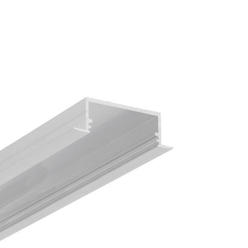 2m aluprofil VARIO30-06 ACDE-9/U9 - Ubehandlet aluminium, indbygget, LED skinne