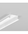 2m aluprofil VARIO30-06 ACDE-9/U9 - Vit lackerad, infälld, LED-skena