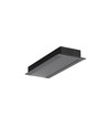2m aluminium profiel VARIO30-06 ACDE-9/U9 - Zwart geanodiseerd, inbouw, LED profiel