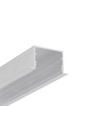 1m aluprofil VARIO30-07 ACDE-9/U9 - Ubehandlet aluminium, indbygget, LED skinne