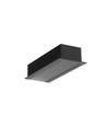2m aluminium profiel VARIO30-07 ACDE-9/U9 - Zwart geanodiseerd, ingebouwd, LED profiel