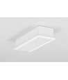2m aluminiumprofiel VARIO30-07 ACDE-9/U9 - Wit gelakt, inbouw, LED-profiel