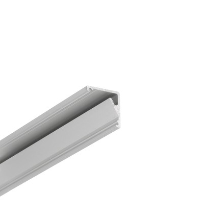 1m aluprofil CABI12 E - Anodiseret, hjørne, LED skinne