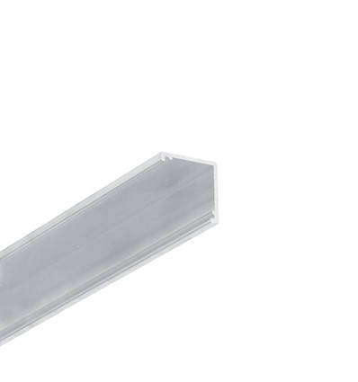 Profilé aluminium 2m CABI12 DUO E - Aluminium brut, angle, rail LED